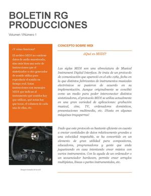 Boletin 001 Midi