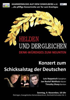 Kadd Programmheft zur Uraufführung Helden Und dergleichen 9.11.2014