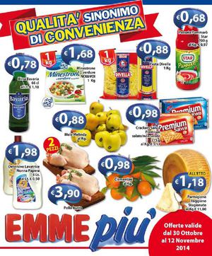 Volantino Emmepiu Dal 30 Ottobre Al 12 Novembre