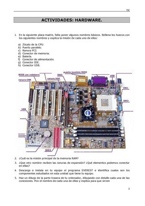 Actividades Hardware