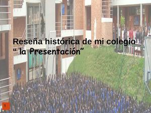 Reseña Histórica De Mi Colegio