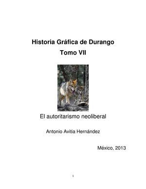 Historia Gráfica de Durango Tomo VII