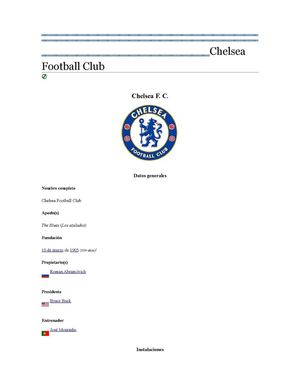 Chelsea Football Copia