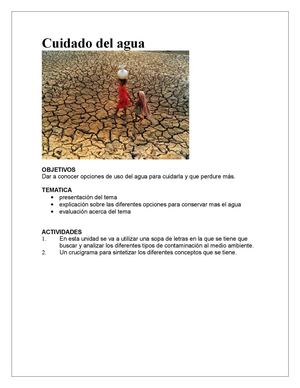 Cuidado Del Agua