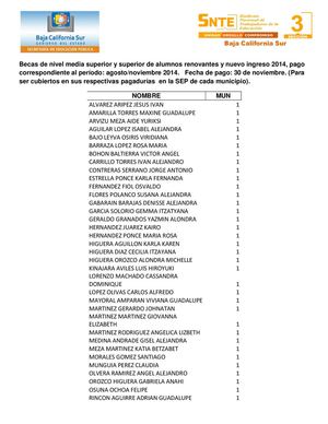 Becasdenivelmediasuperiorysuperiordealumnosrenovantesynuevoingreso2014