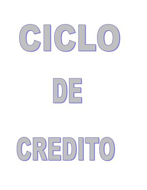 Ciclo Credito Y Cobro