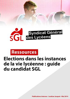 Guide élections vie lycéenne