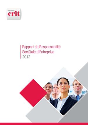 Rapport RSE CRIT 2013