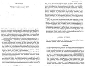 KINGDON John - Agendas Alternatives And Public Policies - Cap 9