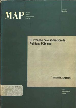 LINDBLOM Charles E. - El Proceso De Elaboraci+¦n De Pol+¡ticas P+¦blicas