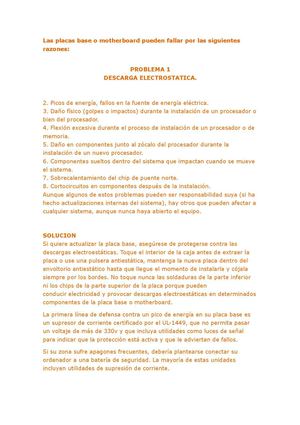 Las Placas Base Fallas