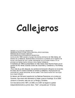 Callejeros