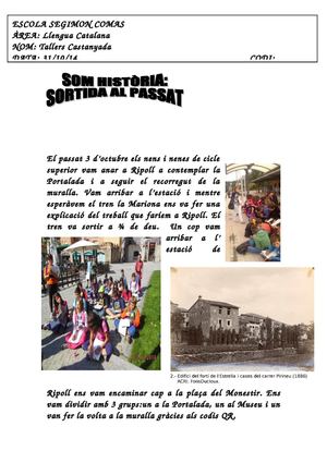 Taller d'escriptura :Castanyada 2014