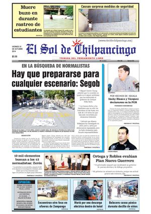 El Sol de Chilpancingo 31 Octubre 2014