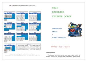 Cuaderno De Normas Escultor Vicente Ochoa 2014-2015