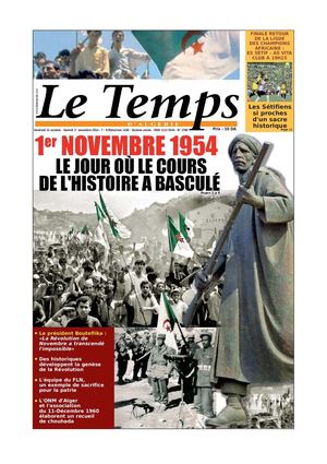Le Temps d'Algérie Edition du 1 Novembre 2014