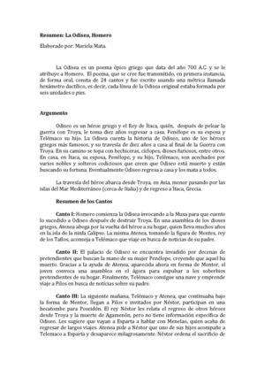 Calaméo Resumen Odisea 1