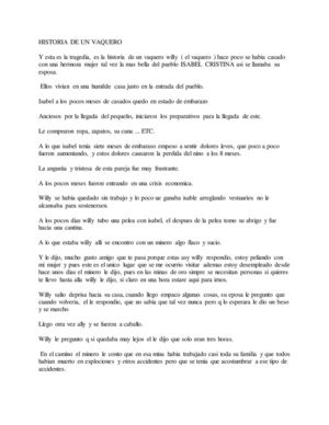 Historia De Un Vaquero