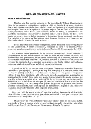 Estudio Sobre Hamlet