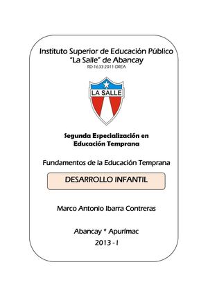 Desarrollo Infantil