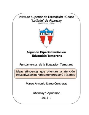 Ideas Atingentes De Cuidado 0 3