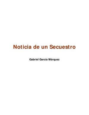Noticia De Un Secuestro