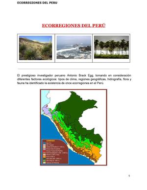 Ecorregionesdelperu