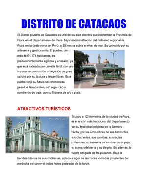 DISTRITO DE CATACAOS