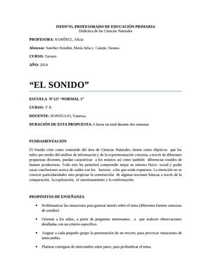 Planificación C N 5º Año