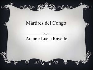 Mártires Del Congo