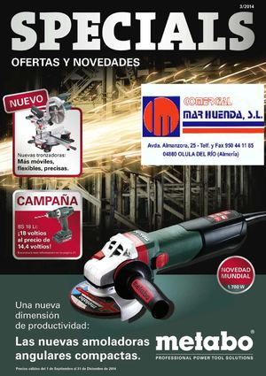 Catalogo Metabo 2014 Comercial Marhuenda