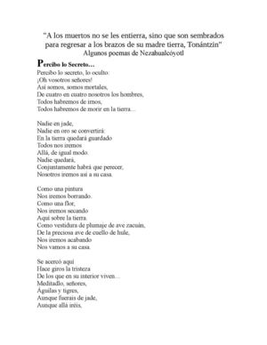 A Los Muertos No Se Les Entierra