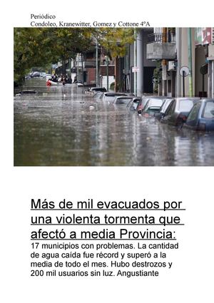 Periodico - Inundaciones