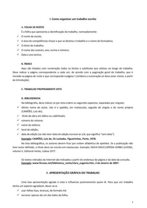 Como Organizar Um Trabalho Escrito
