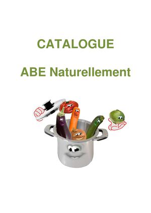 Catalogue Abe Naturellement