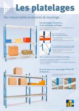 Platelage tubulaire et platelage grillagé