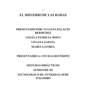 El Misterio De Las Hadas