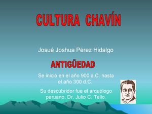 Chavin Power Point