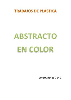 Trabajos De Plástica