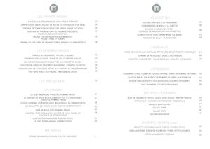 Brasserie RN (Waterloo) - Menu
