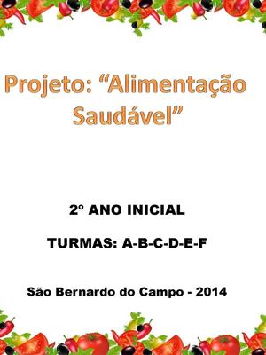 Folder Alimentação Saudável