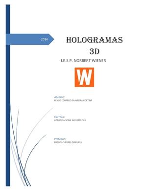Libro Hologramas 3d