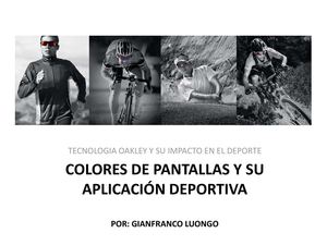 Tecnologia Oakley Y Aplicaciones Deportivas