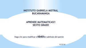 Presentación matematicas