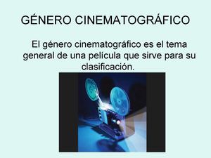 Género Cinematográfico
