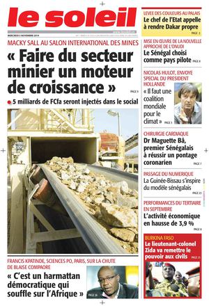 Edition du 5 Novembre 2014
