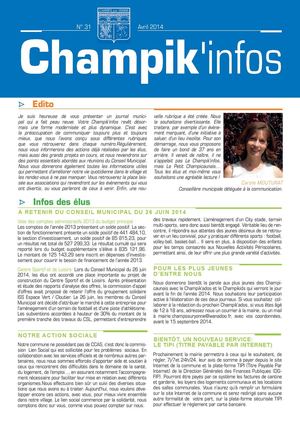 Calaméo - Champik Infos 32