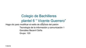 Colegio De Bachilleres Plantel 6