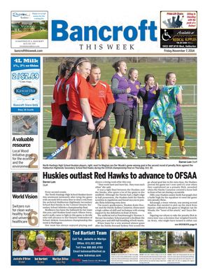 Bancroft This Week November 7, 2014