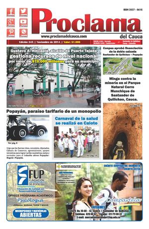 Proclama Edición No 345 Noviembre 2014 Primera Parte